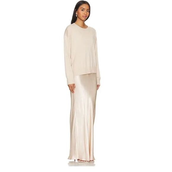 SOVERE / Rhyme Combo Slip Knit Dress in Champagne Size XL - Picture 12 of 12